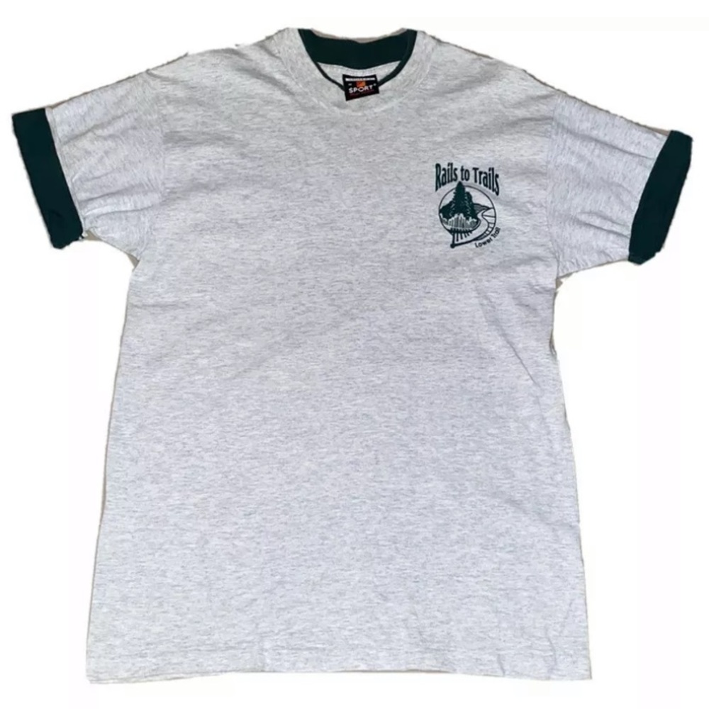 VTG 90’s Signal Sport Rails to Trails Shirt Medium